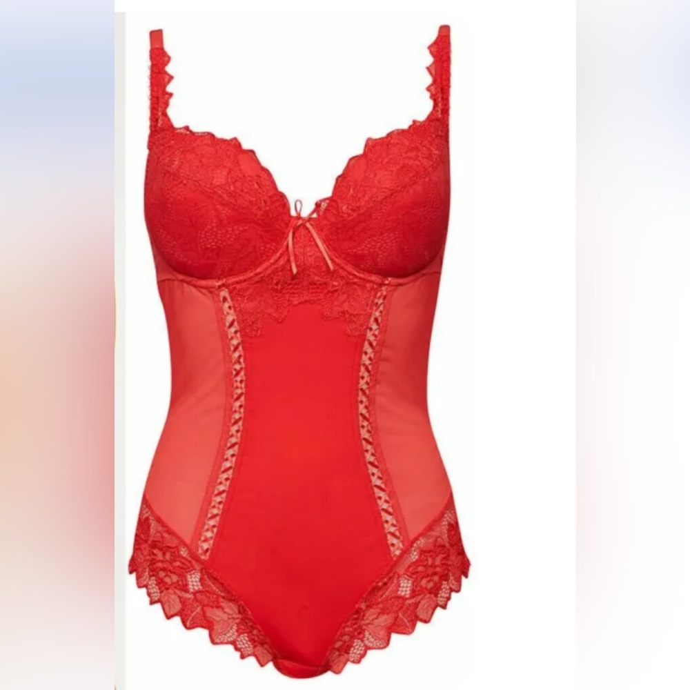 NWT Lepel Fiore plunge Body UK38G Red